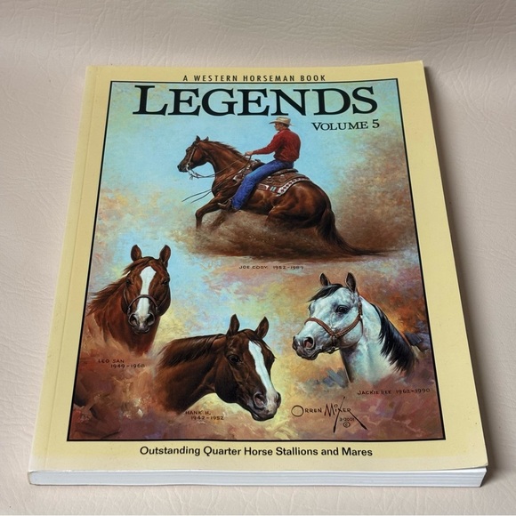 Legends 5: Outstanding Quarter Horse Stallions and Mares Paperback Book - Picture 2 of 3
